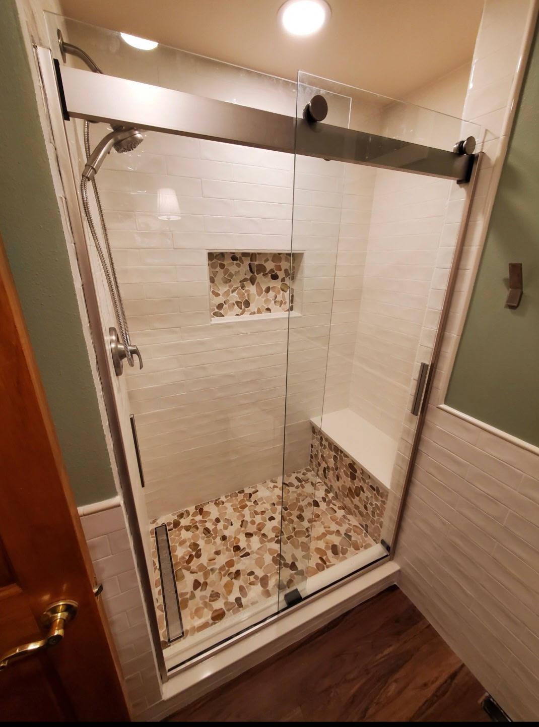 Pebble Stone Shower
